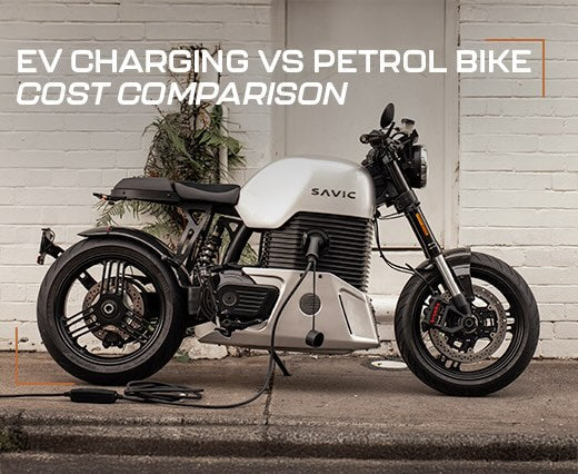 Image of How does the cost of charging an electric motorbike compare to refuelling a petrol motorbike?