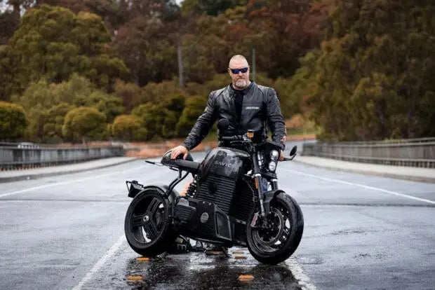 Image of Riding the Lightning: Early Test Rides of the Savic C-Series Savic Motorcycles