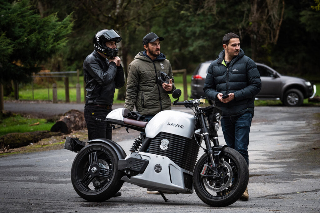 Collection of ABS Units Approved: Savic Motorcycles Ready for Safer Electric Motorbike Production in a gallery layout