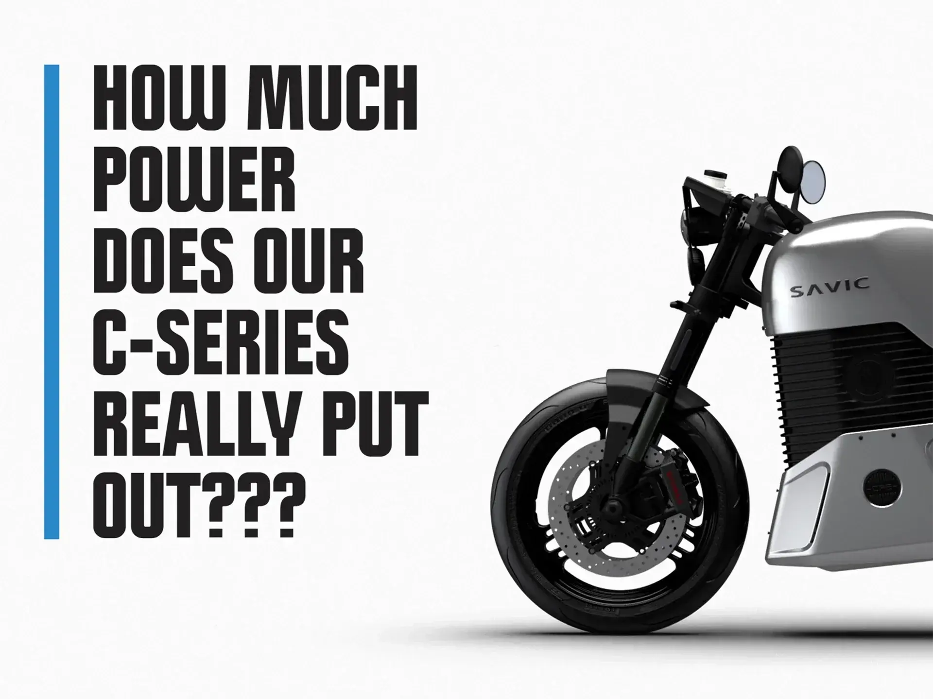 Image of Unveiling the Power: Savic C-Series Electric Motorbike Performance Savic Motorcycles