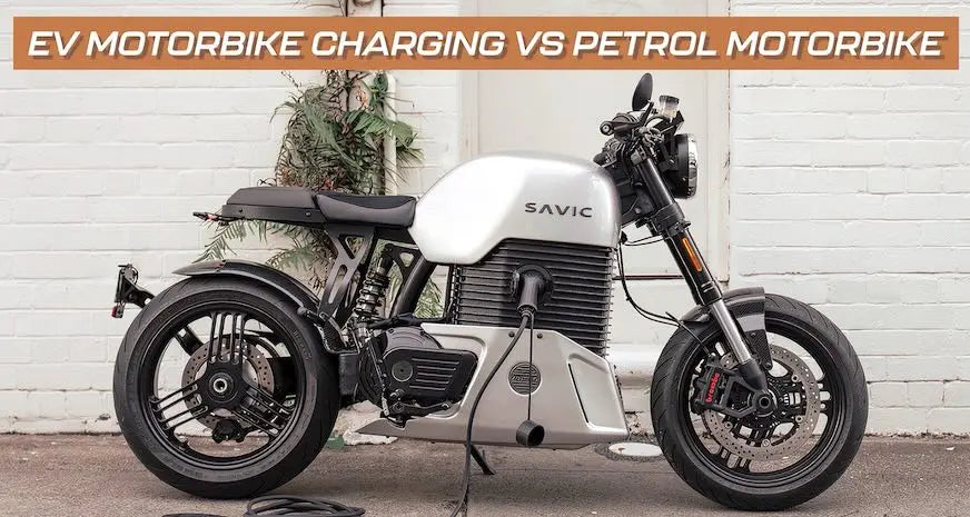 Image of How does the cost of charging an electric motorbike compare to refuelling a petrol motorbike?