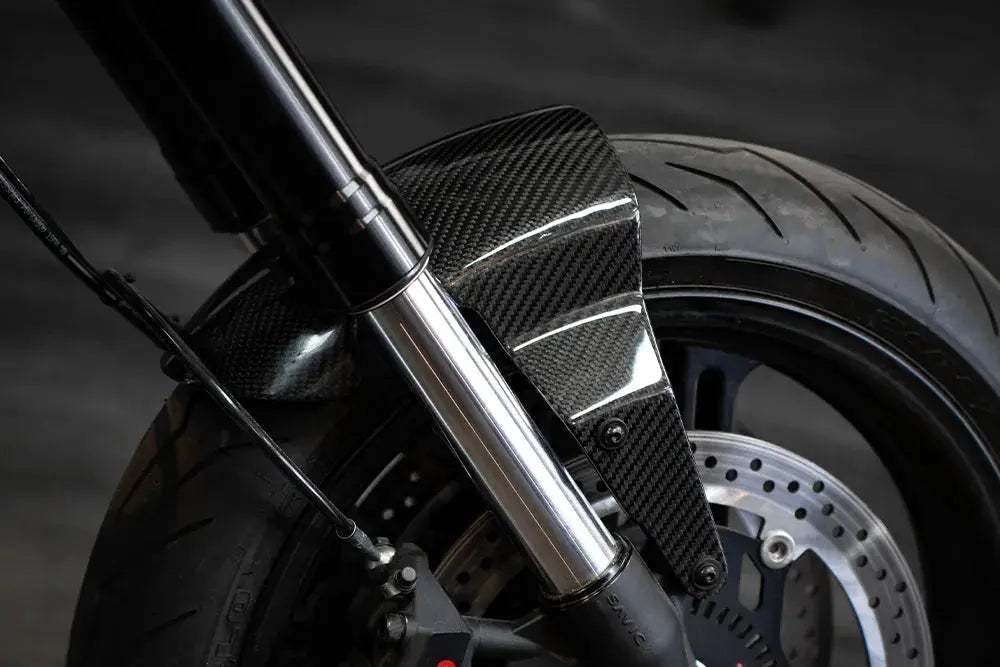 Image of Carbon Slash-Cut Fender Savic Motorcycles