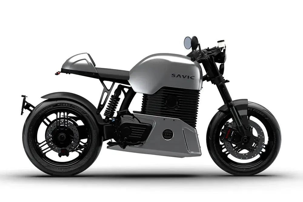 Atomic Silver Bodywork - EOI Savic Motorcycles