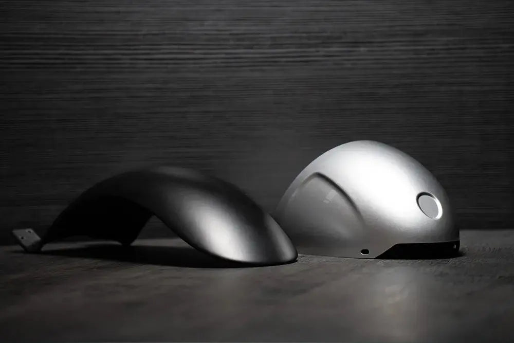 Atomic Silver Bodywork - EOI Savic Motorcycles