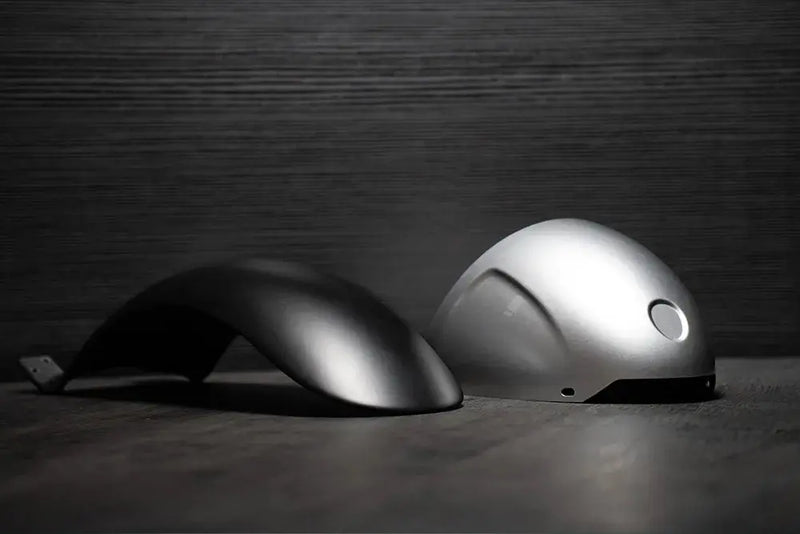 Atomic Silver Bodywork - EOI Savic Motorcycles