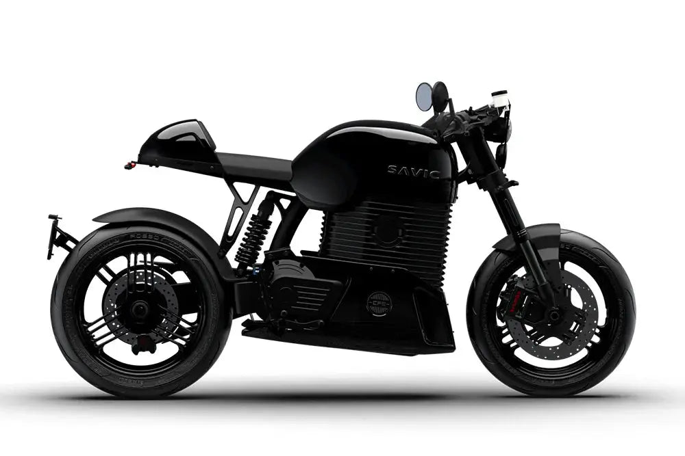Dark Matter Black Bodywork- EOI Savic Motorcycles